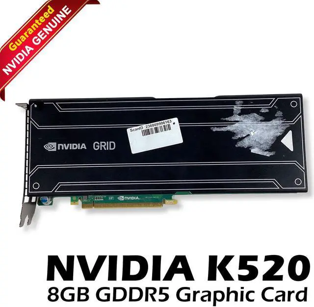 Refurbished: NVIDIA GeForce GRID K520 Fanless 8GB GDDR5 GRID K520