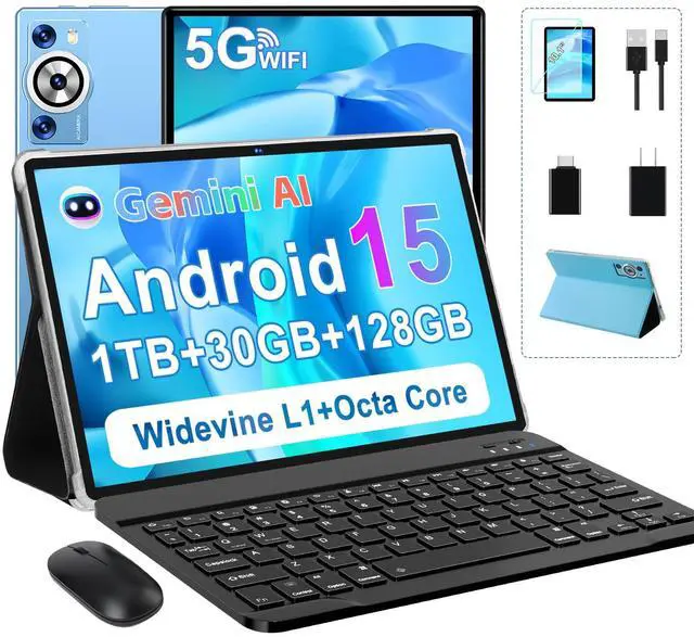 Android 15 Tablet 30GB RAM 128GB ROM 1TB TF, 2025 Electronics