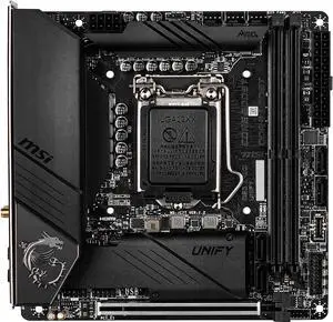 MSI MEG Z490I UNIFY Mini ITX Intel Motherboard - Newegg.com