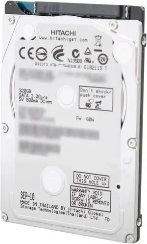 HGST 0A78743 320GB 7200 RPM 16MB Cache SATA 3.0Gb/s 2.5