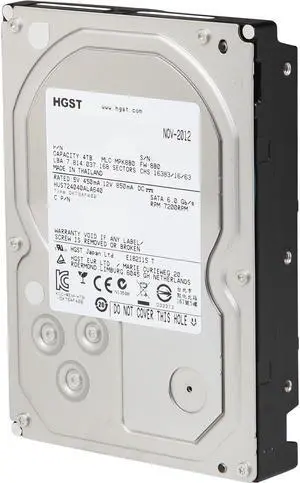 HGST Ultrastar 7K4000 HUS724040ALA640 (0F14688) 4TB 7200 RPM 64MB