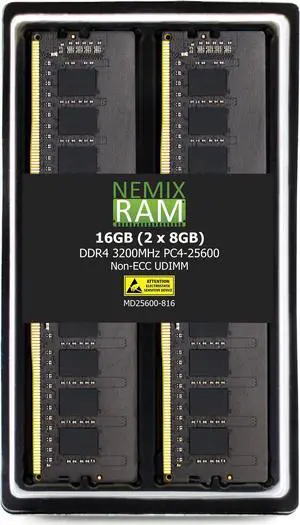 SK Hynix 16GB(2X8GB) DDR4 1RX8 PC4-25600 HMAA1GU6CJR6N-XN UIMM