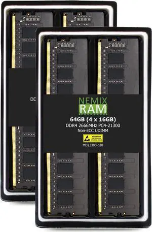 CORSAIR Vengeance LPX 64GB (4 x 16GB) 288-Pin PC RAM DDR4 2666
