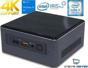 Intel NUC10i7FNH Mini PC, Intel Core i7-10710U Upto 4.7GHz, 16GB