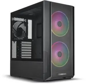 LIAN LI LANCOOL 216RX Black Steel / Tempered Glass ATX Mid Tower