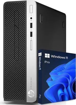 Refurbished: HP ProDesk 400 G4 SFF Business Desktop PC Computer