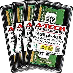 A-Tech 192GB (4x48GB) DDR5 4800MHz SODIMM PC5-38400 Non-ECC