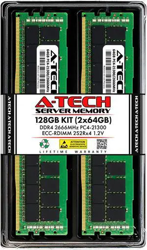 A-Tech 64GB Kit (2x32GB) RAM for Apple Mac Pro (2019, 8-Core, Rack