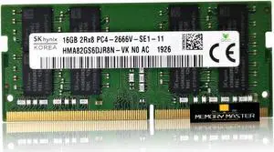 Hynix 16GB HMA82GS6DJR8N-VK DDR4-2666MHz RAM is SODIMM PC4-21300