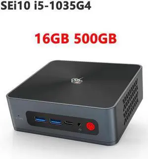 Refurbished: HP ProDesk 400 G4 Mini PC, Intel Core i5-8500T Upto
