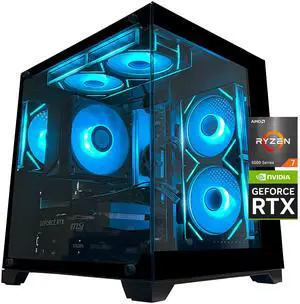 YAWYORE Gaming PC Desktop,AMD Ryzen 7 5700X,RTX5060 8G,32GB DDR4