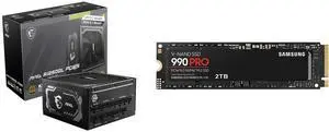 SAMSUNG 990 PRO 2TB SSD, PCIe Gen4 M.2 2280, Seq. Read Speeds Up