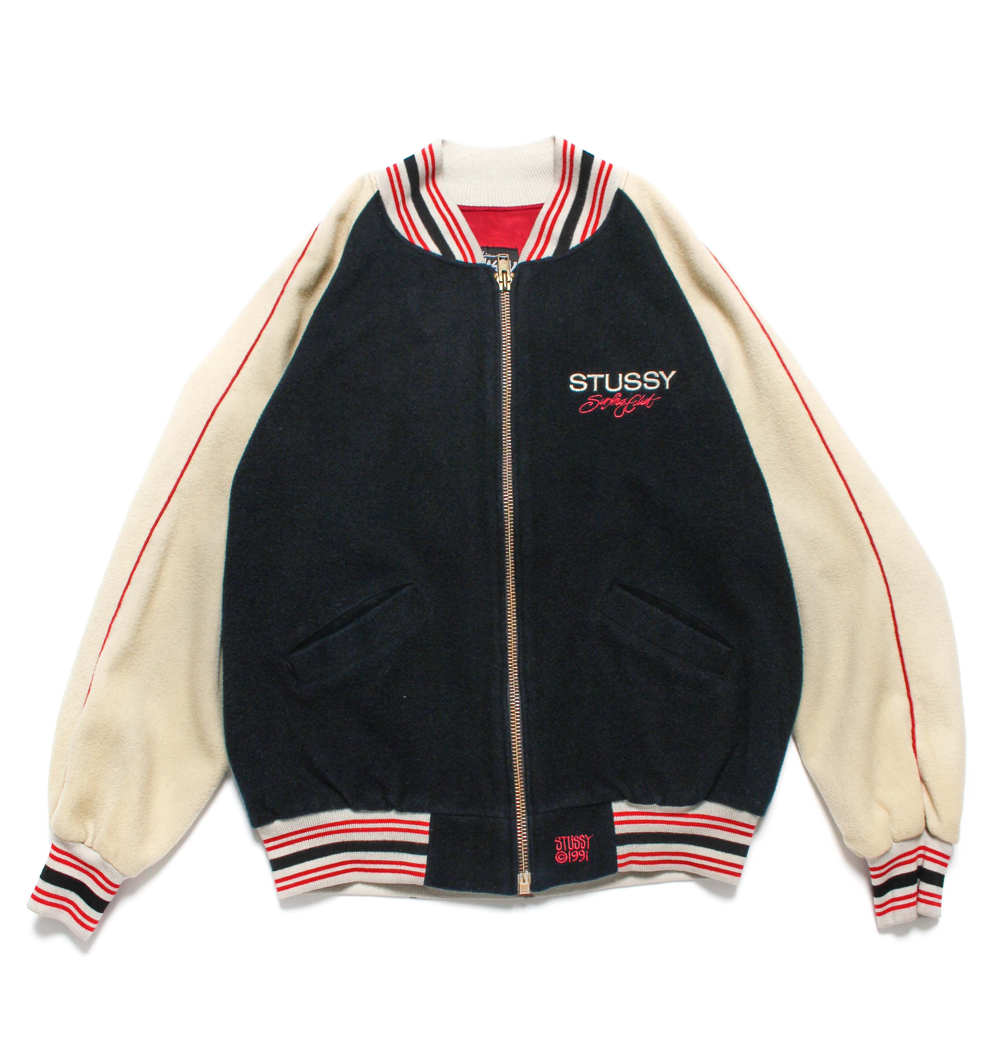 STUSSY SURF CLUB VARSITY JK 1991 – C30 - BOW WOW, RECOGNIZE