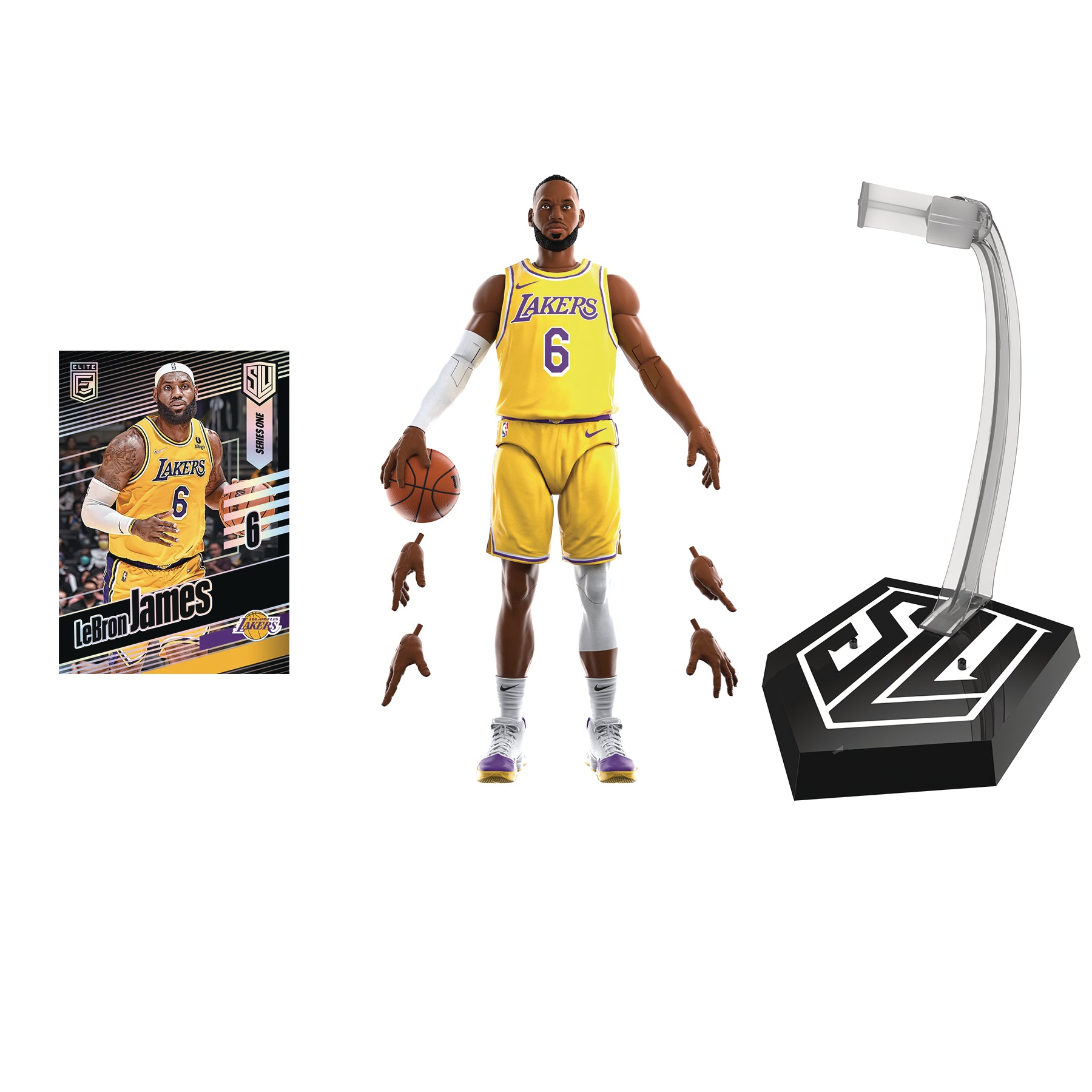 HASBRO STARTING LINEUP SERIES 1 LEBRON JAMES ACTION FIGURE – Cards
