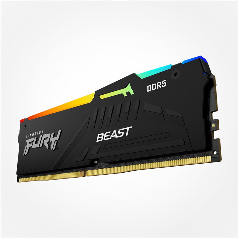 Kingston FURY Beast RGB 32GB (2x16GB) DDR5 6000MHz CL30 UDIMM
