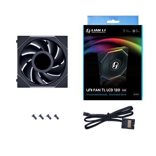 LIAN LI Uni Fan TLLCD120 Black, Single Pack - Canada Computers