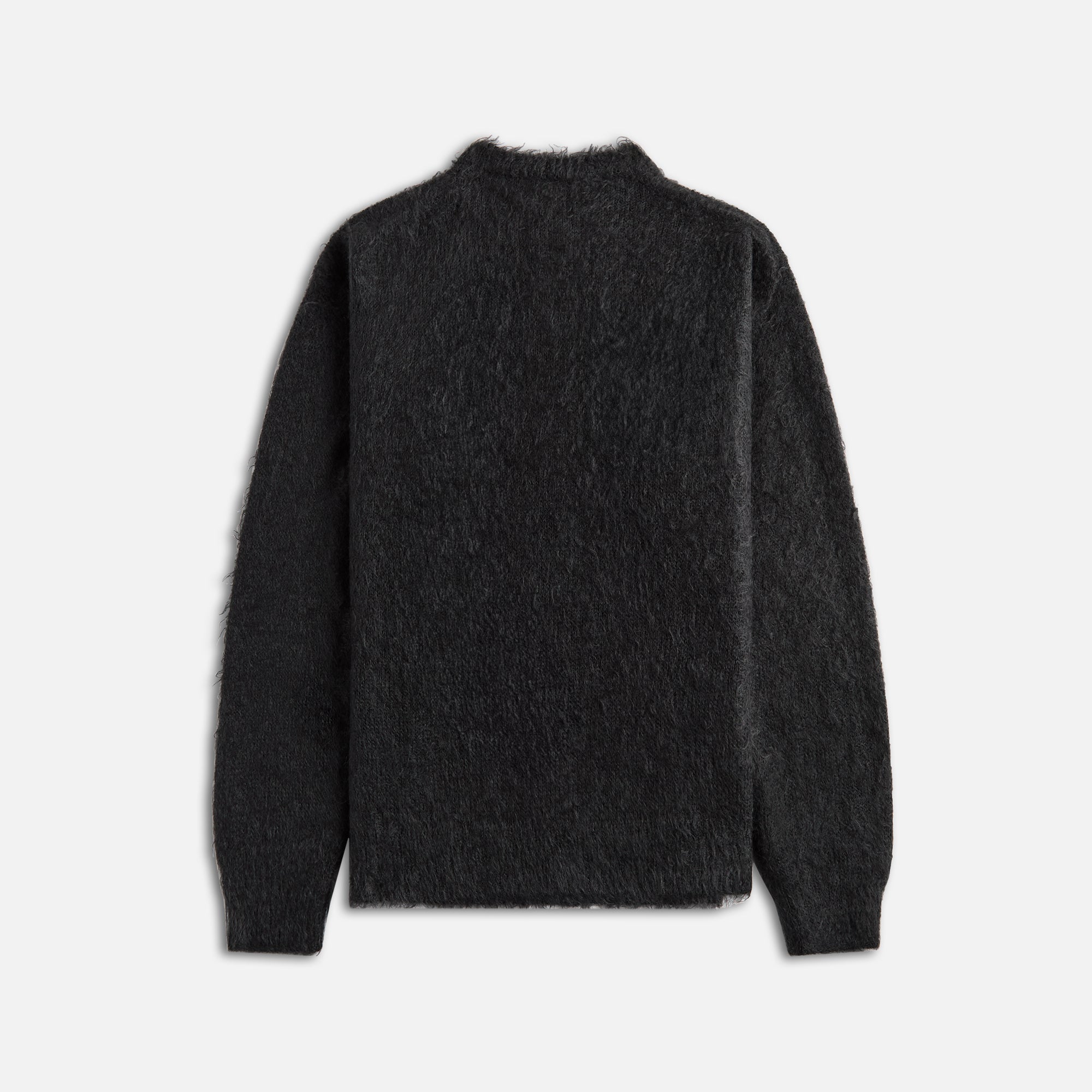 Auralee Brushed Super Kid Mohair Knit Cardigan - Ink Black – Kith