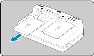 キヤノン：製品マニュアル｜EOS-1D X Mark III｜バッテリーを充電する