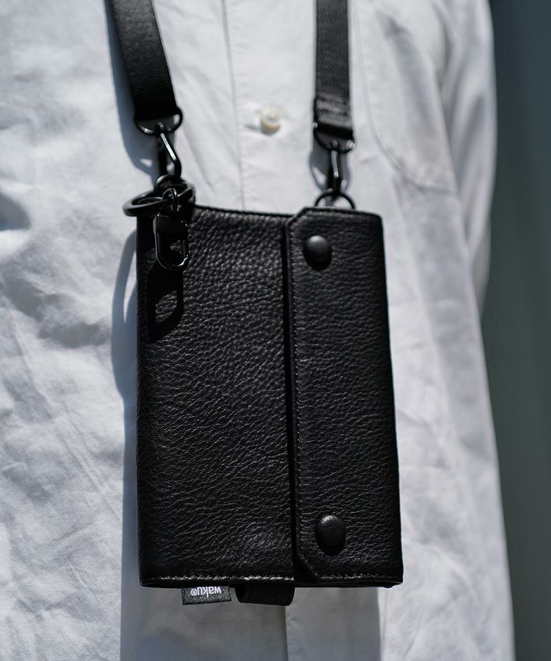 予約販売3月中旬～下旬入荷】【waku(ワク)】ウォレットショルダー(WK