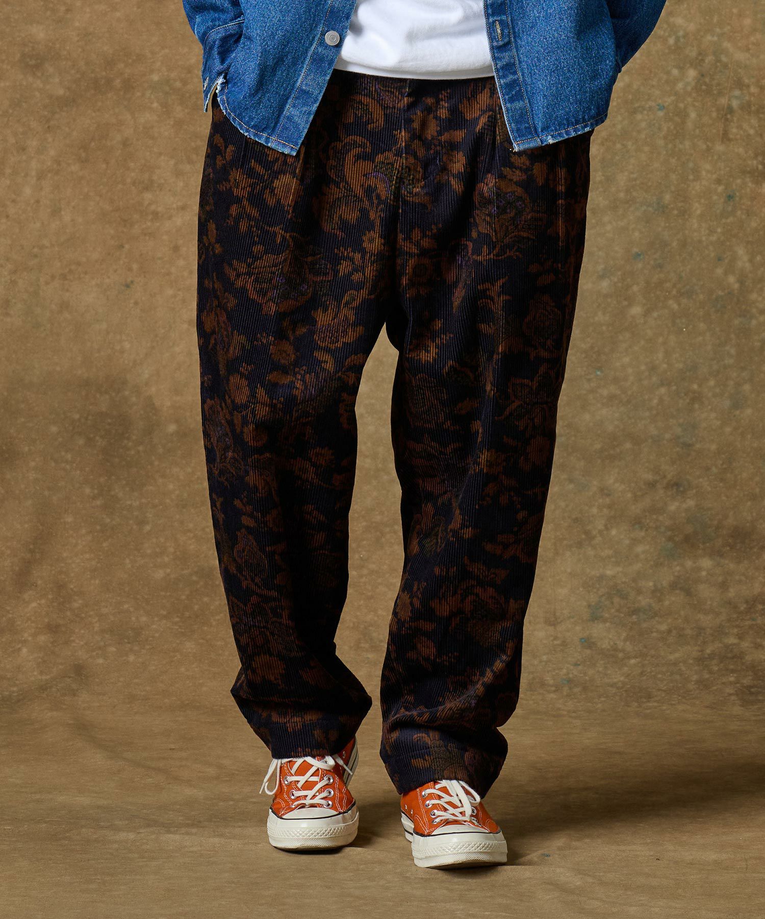 30%OFF【THEOREM(セオレム)】Routine Frower Pattern Corduroy Pants