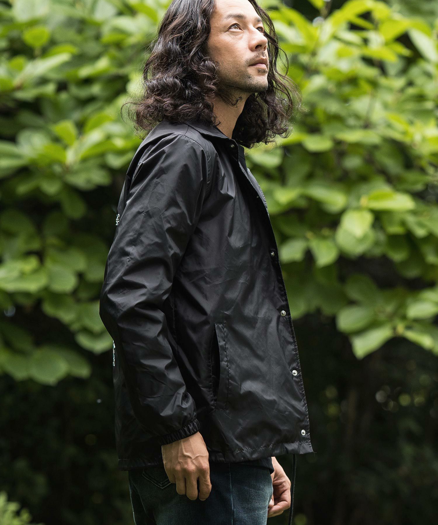 50%OFF【CAMBIO(カンビオ)】プリントコーチジャケット（Cross Frame