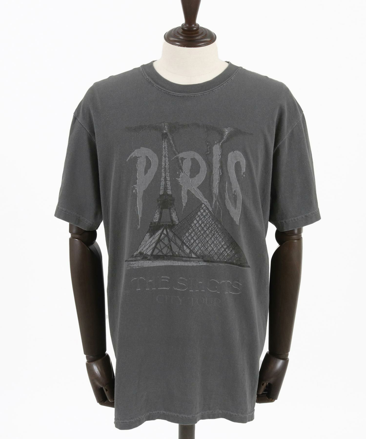 50%OFF【CAMBIO(カンビオ)】ヴィンテージロックT風スーベニアTシャツ