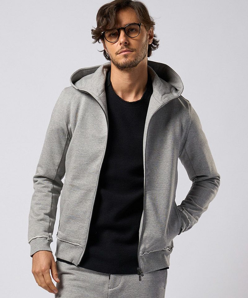 wjk】basic zip-up parka ジップアップパーカー(2060 cj61g) | CAMBIO