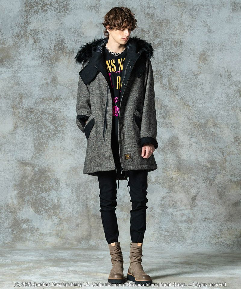 glamb(グラム)】High Neck Mods Coat ハイネックモッズコート(GB0325