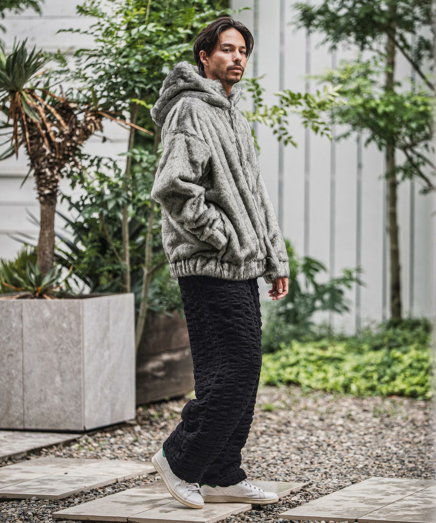 CAMBIO(カンビオ)】Oversized Fur Jacket ファージャケット(CAM25AW