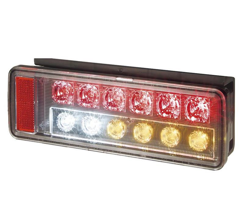 トラック用LEDリアコンビネーションランプ3連タイプクリヤー倉庫整理の