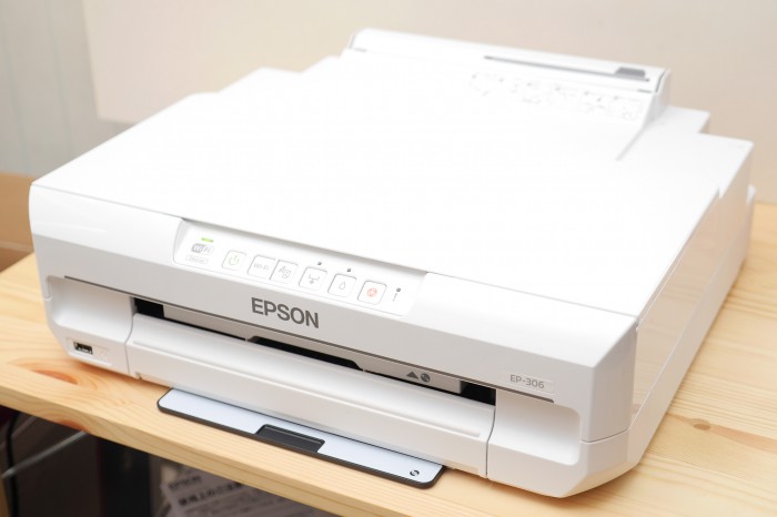 EPSON Colorio EP-306” 開封レビュー。ちょっと厚め（0.6mm）の紙も