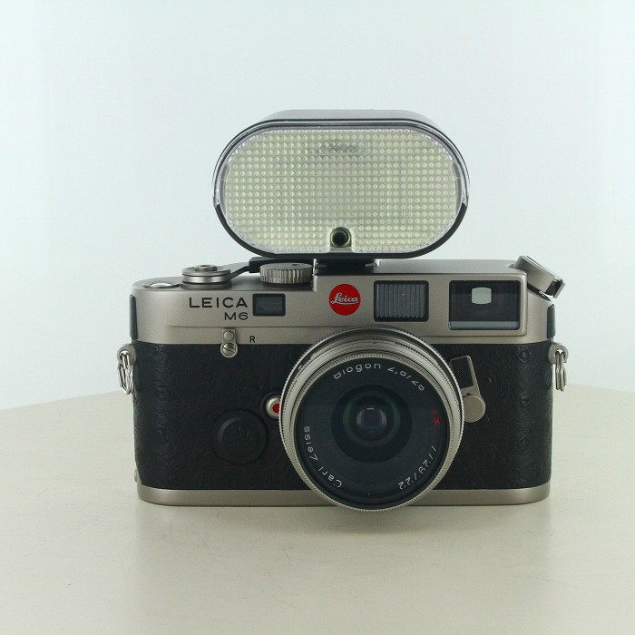 中古】(ライカ) Leica M6 チタン + ビオゴン 28/2.8(Lマウント改造) +