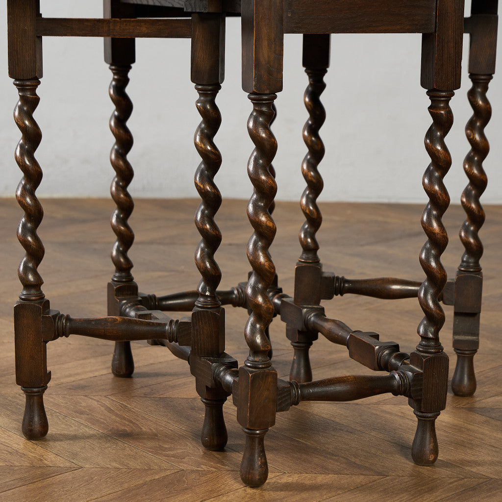 英国 クラシック ドロップリーフ ゲートレッグテーブル #97174