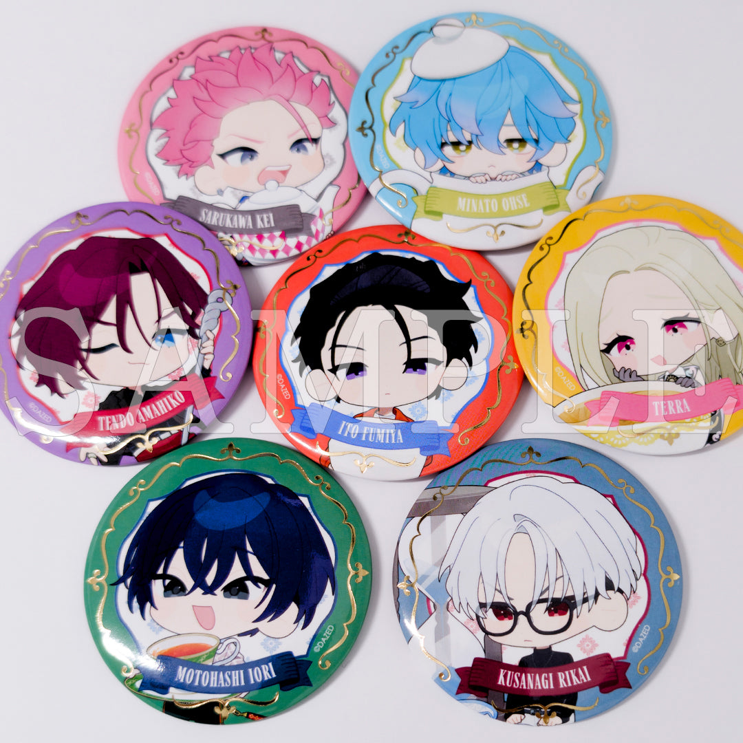 超人的シェアハウスストーリー『カリスマ』 箔押し缶バッジ