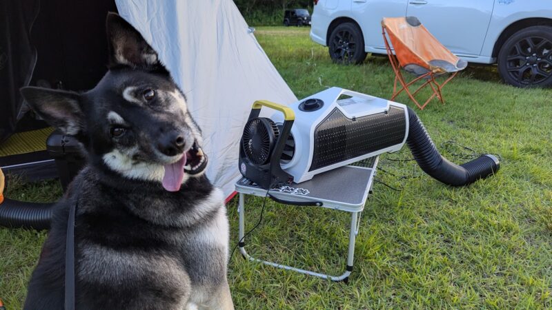 ポータブルミニクーラーは夏キャンプの冷房になるのか実験！ナカトミ