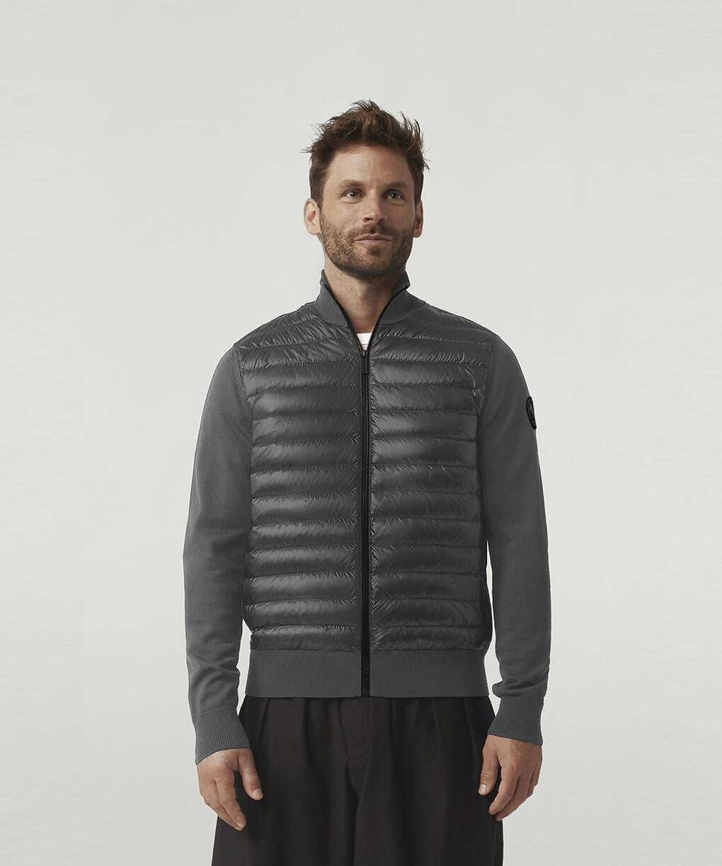 ハイブリッジ ニット ジャケット パッカブル ブラックレーベル(6893MB