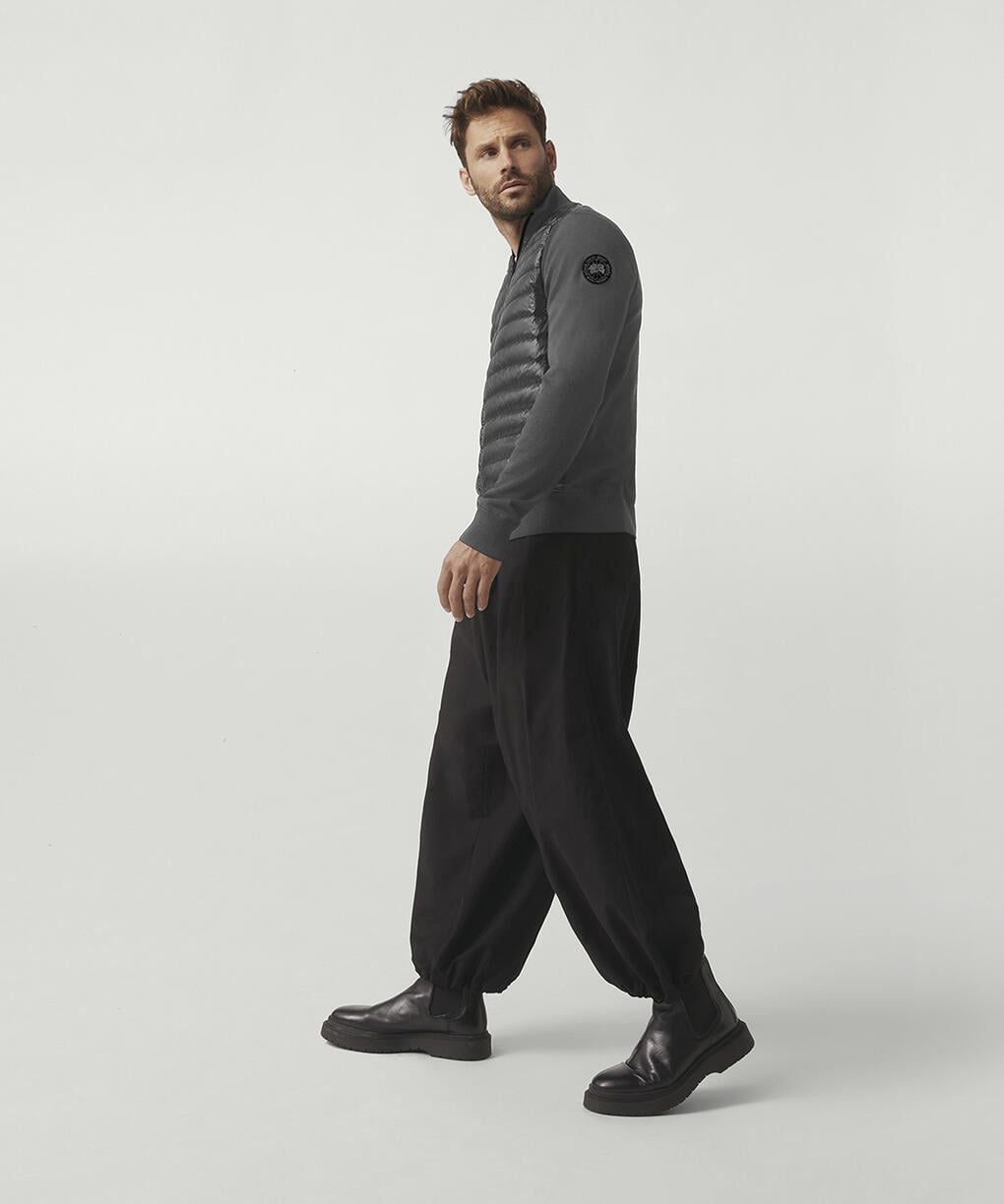 ハイブリッジ ニット ジャケット パッカブル ブラックレーベル(6893MB