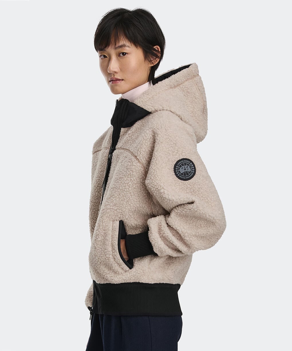 シムコー オーバーサイズ フーディー カインド ハイパイル フリース