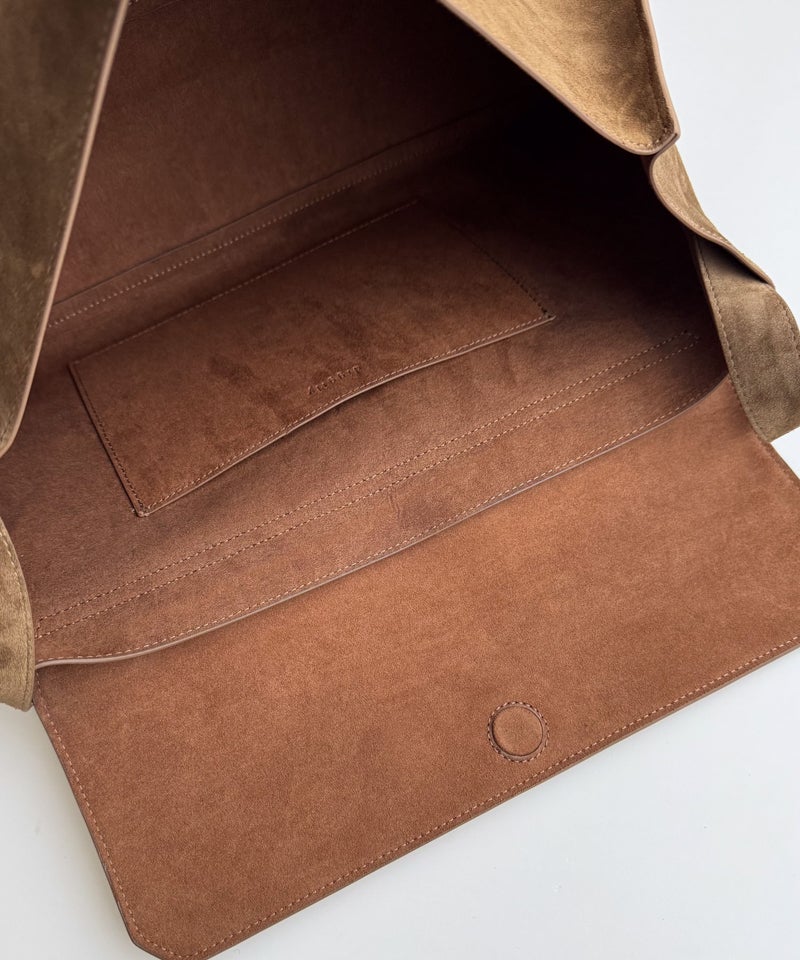 タイムセール10%OFF】diggityスウェードフラップショルダーバッグ