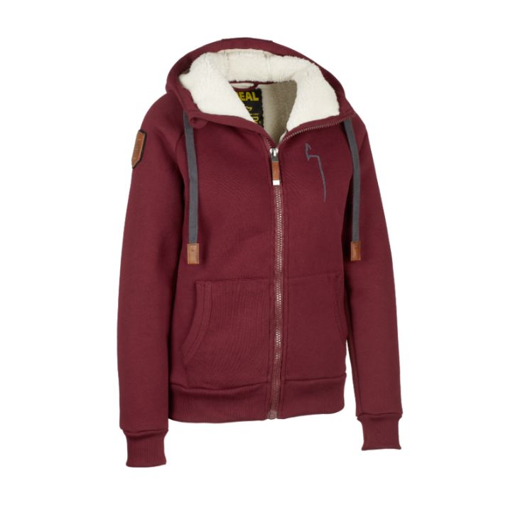 Dog Handler Winter Hoodie for Women, granate – CANIS CALLIDUS