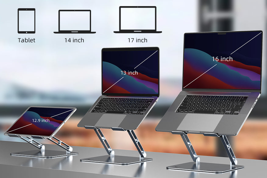 MacBook Pro用アルミニウム垂直重力ラップトップスタンド - CABLETIME