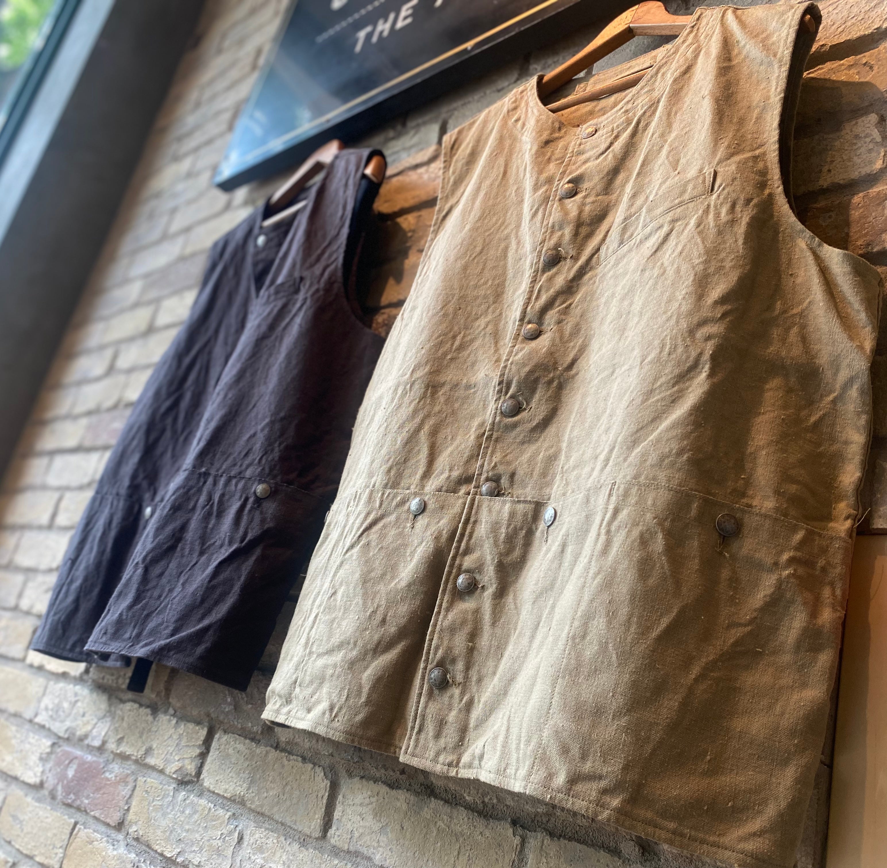 夏はこの生地で決まり！》FRENCH WORK VEST -HEMP CANVAS – ナイジェル