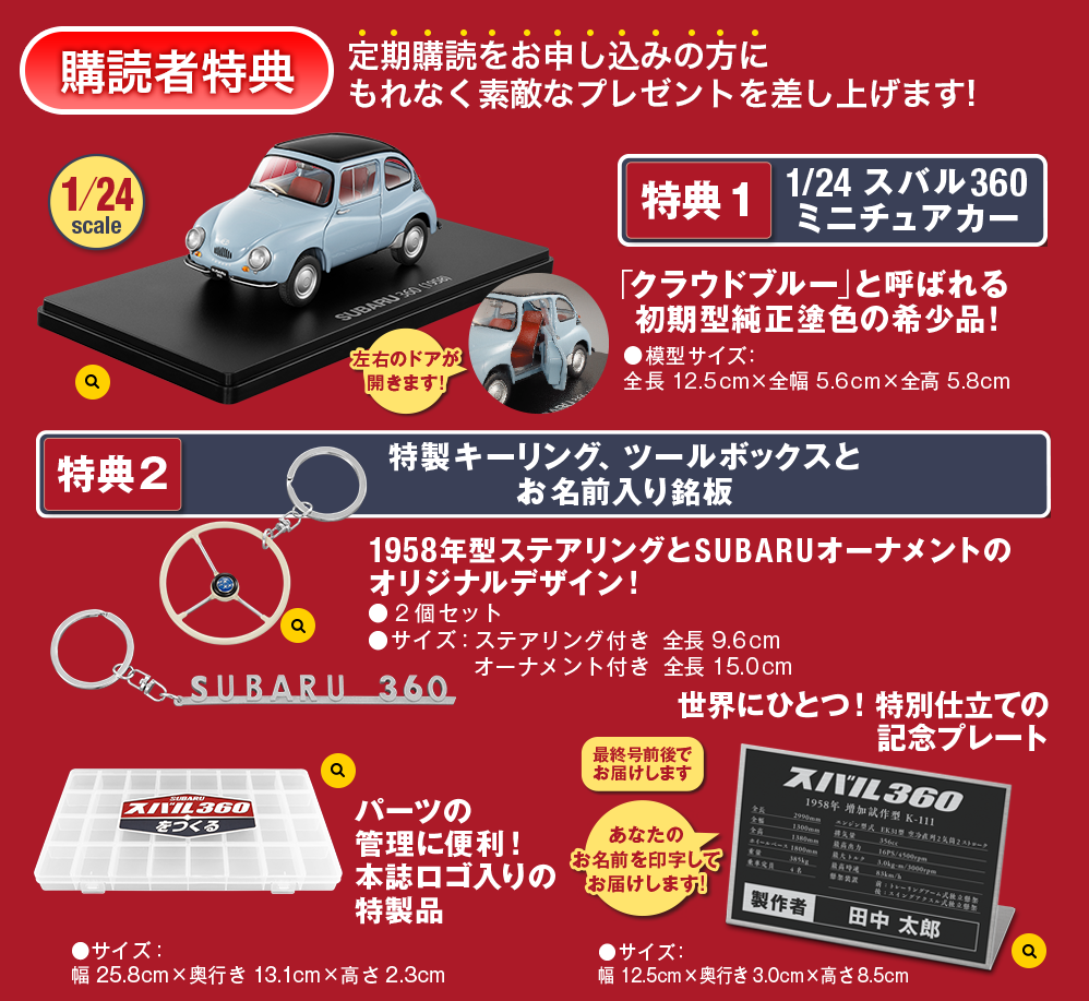 スバル360をつくる：ホーム | アシェット・コレクションズ・ジャパン
