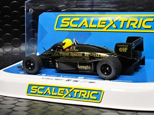 Scalextric 1/32 ｽﾛｯﾄｶｰ C4529 ◇Lotus 98T J.P.S. #12/Ayrton Senna