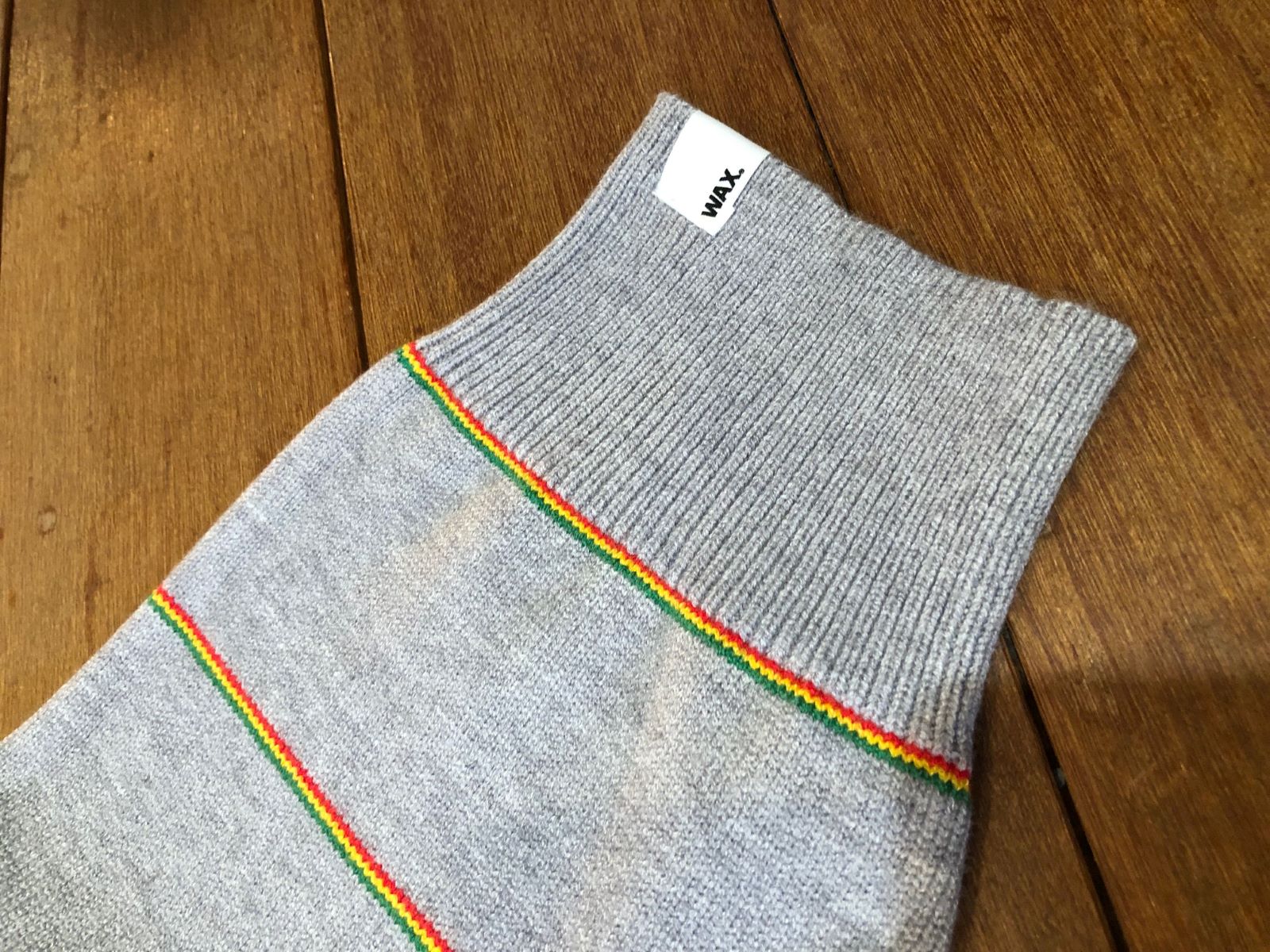 WAX Rasta stripe crew knit | FLARY