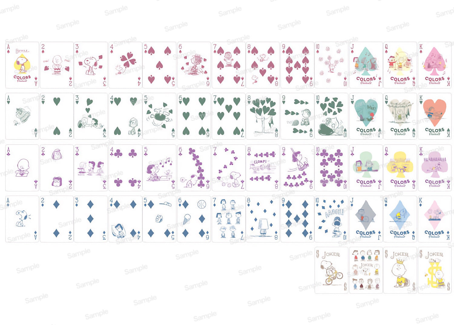 Bicycle Colors of Peanuts Snoopy Playing Cards – Cardvo