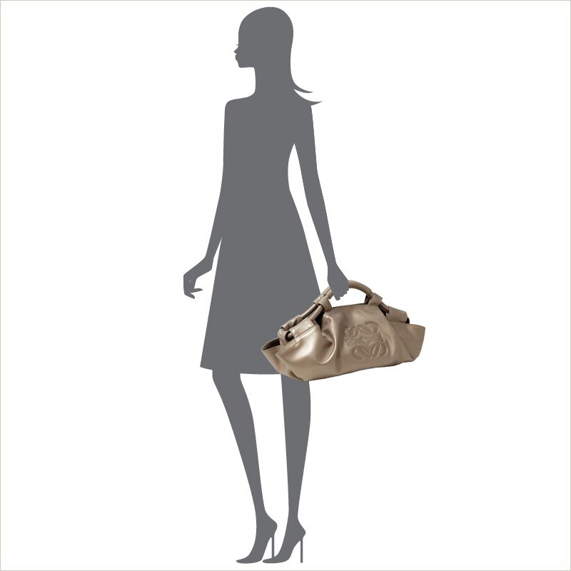 LOEWE ロエベ ナッパアイレ ハンドバッグ ゴールド系 | 結婚式