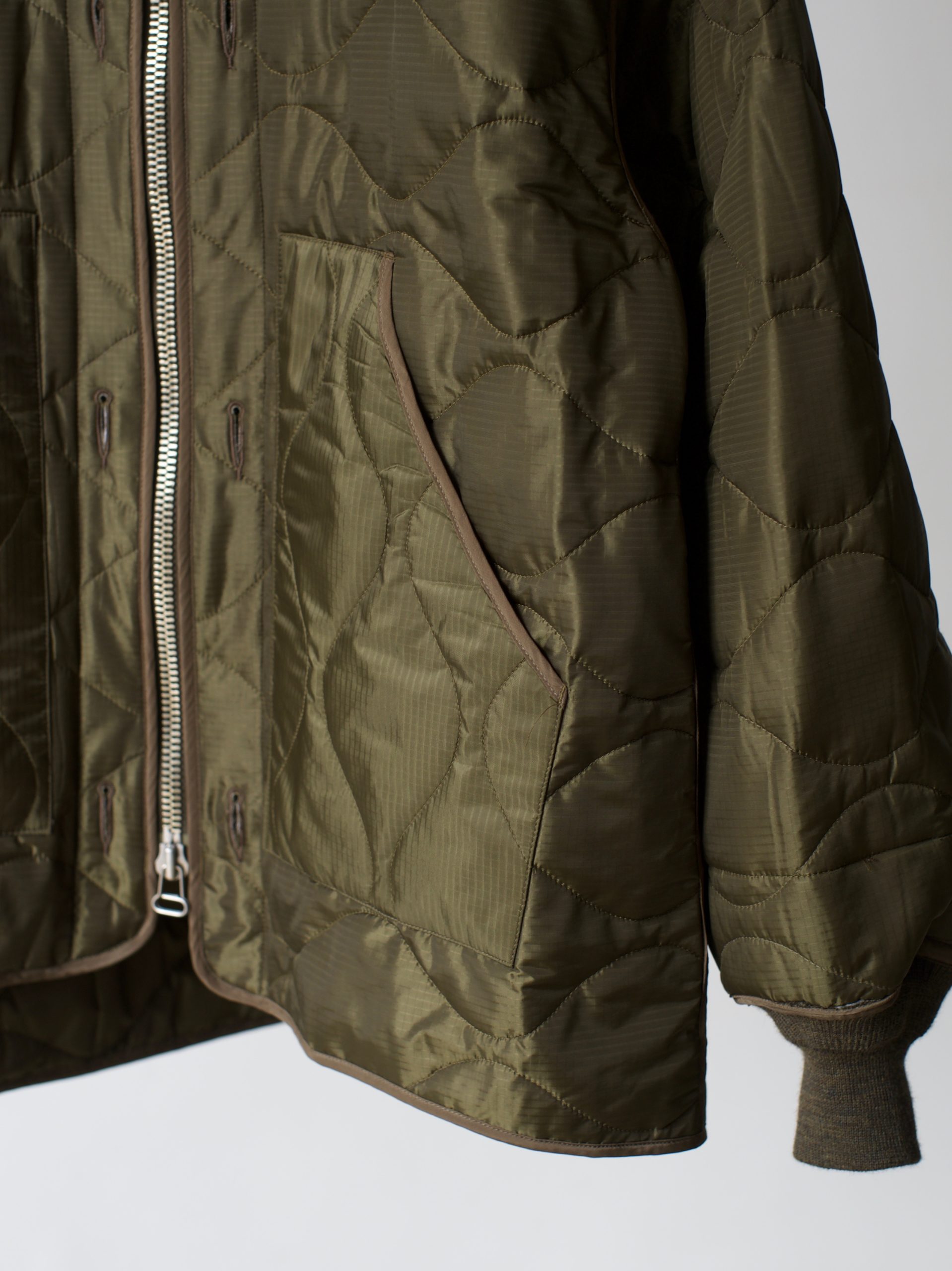 MARKA マーカ 22aw “ウール リネン バックサテン モッズパーカー