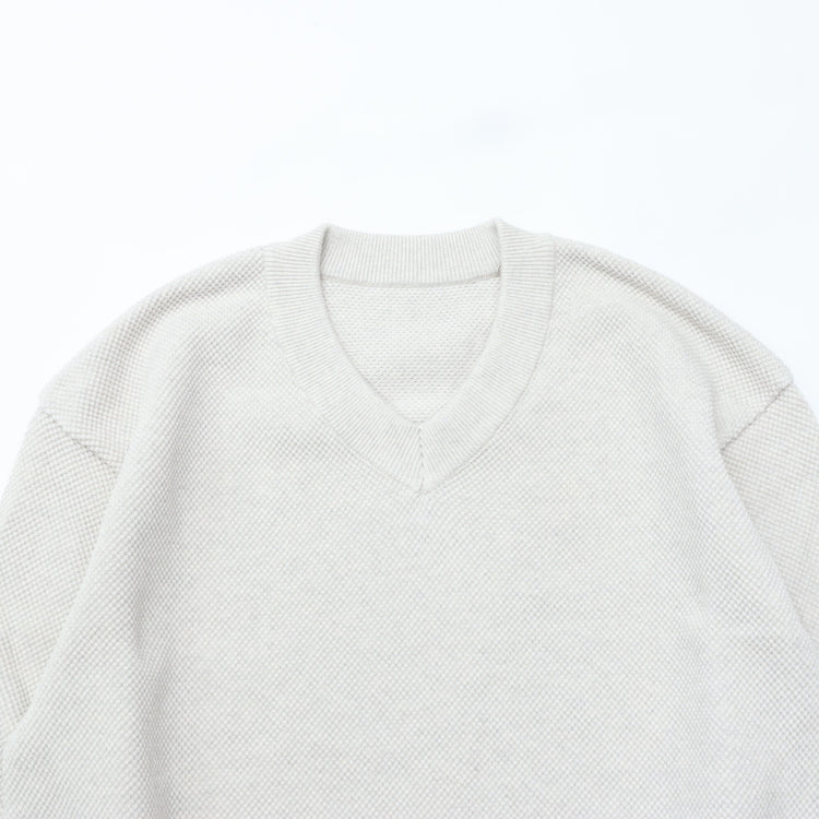 crepuscule / Moss Stitch V Neck PO – CASDAY / キャスデイ