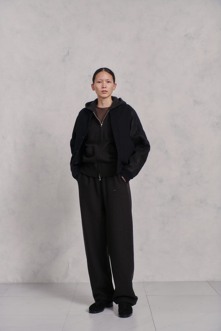 OLD JOE BRAND BUTTON-FRONT CAMPBELL JACKET ONYX*ONYX – CASDAY